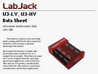 U3-LV/U3-HV USB DAQ Users Guide